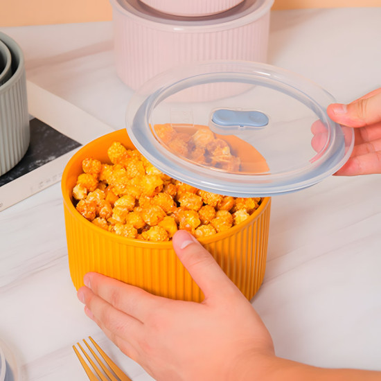 Metal Tupperware Set - 3 Pcs	